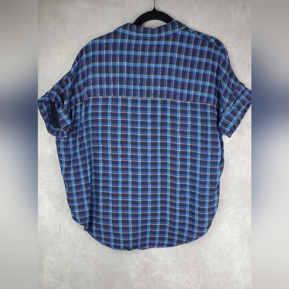 Madewell Double-Faced Park‎ Popover Shirt in Plaid Cotton Size M - Picture 6 of 11